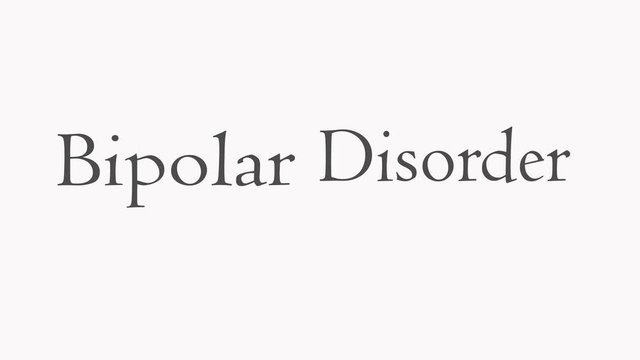 Bipolar disorder word cloud concept