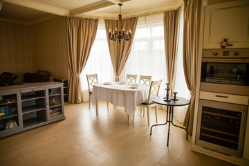 Table and chairs in the living room