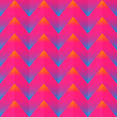 Bright zigzag seamless pattern