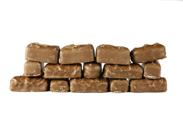 Chocolate block wall