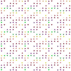 Abstract seamless pattern background with multi-colored varied triangles.