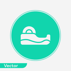 Sticky tape vector icon sign symbol