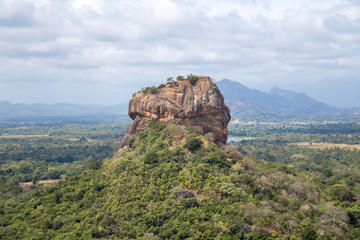 Fototapeta na wymiar Lion Rock in Sigiriya, Sri Lanka