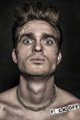 portrait  of bad guy