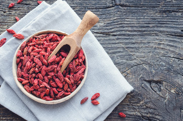 Healthy goji berries