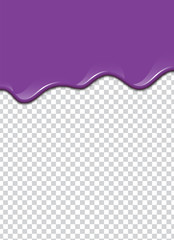 Vector Purple splash with transparency background