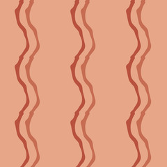 Seamless pattern background with multi-colored wavy lines.