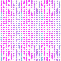 Seamless abstract pattern background with a variety of colored circles.