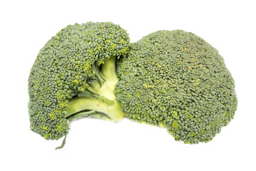 Broccoli, cabbage Broccoli. Broccoli isolated on white background
