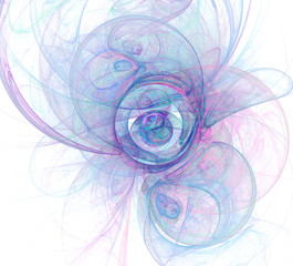 An abstract computer generated modern fractal design. Abstract fractal color texture. Digital art