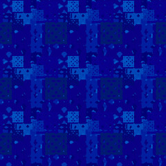 Seamless background pattern with colored varied squares.