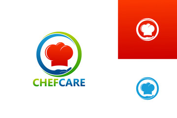 Chef Care Logo Template Design Vector, Emblem, Design Concept, Creative Symbol, Icon