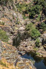 View of river Paiva, with vegetation around