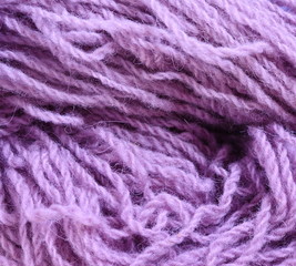 Color yarn for knitting, knitting wool balls . Beautiful yarn knitting background. Close up of...
