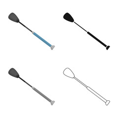 Isolated object of equipment and riding logo. Collection of equipment and competition stock symbol for web.