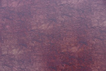 brown leather texture from a piece of upholstery on the wall