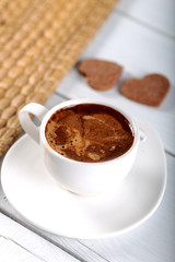 Turkish coffee and cookies