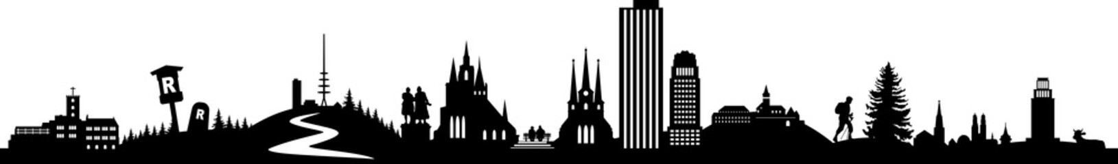 Thüringen Skyline Landscape © SimpLine