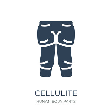 Cellulite Icon Vector On White Background, Cellulite Trendy Fill