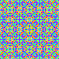 Seamless pattern background from a variety of multicolored squares.