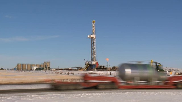 fracking operation