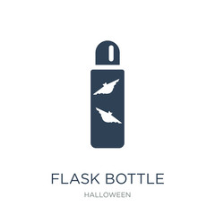 Naklejka premium flask bottle icon vector on white background, flask bottle trend