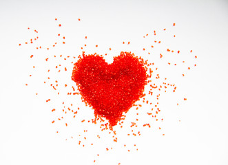 Fototapeta na wymiar Red Heart Valentines Day