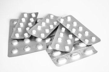 Pill isolated on white background