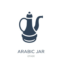 arabic jar icon vector on white background, arabic jar trendy fi