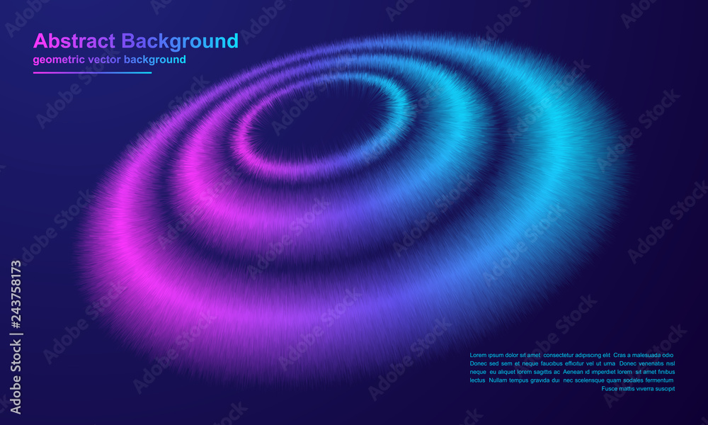 Wall mural abstract, dynamic, modern circle background for your design element and others.