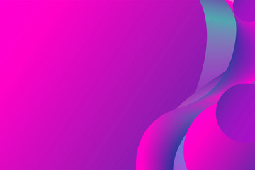 Liquid color background design. Fluid gradient shapes. Futuristic design. Eps10 vector.