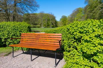 Bench in a Danish park