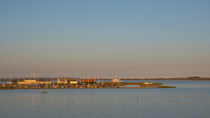Fototapeta premium Sunset over the coastline of Denmark