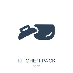 kitchen pack icon vector on white background, kitchen pack trend