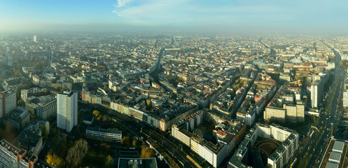 View over Berlin, Germany.