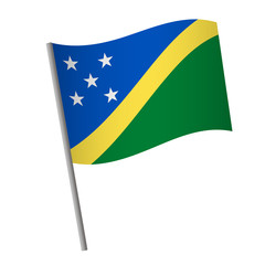 Solomon Islands flag icon.