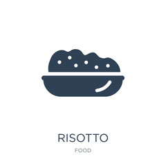 risotto icon vector on white background, risotto trendy filled i