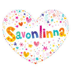 Savonlinna town and a municipality in Finland