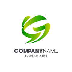 green letter g logo design