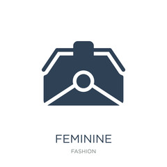 feminine fashion handbag for money icon vector on white backgrou