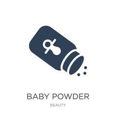 baby powder icon vector on white background, baby powder trendy