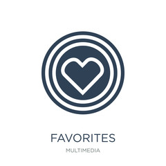 favorites icon vector on white background, favorites trendy fill