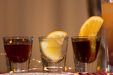 cocktails shooter, shot at wedding reception