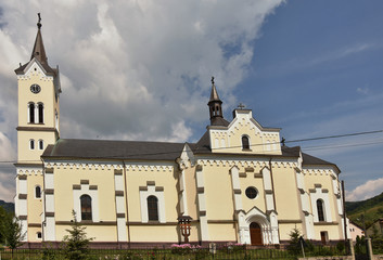 Naklejka premium ROMANIA,The Orthodox Church in Telciu ,,july, 2016