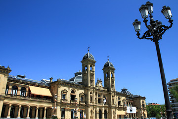 Fototapeta na wymiar Ayuntamiento de San Sebastián