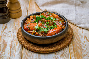 Chakhokhbili chicken Georgian cuisine