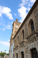 Fototapeta na wymiar View of the railway station in Toledo, Spain