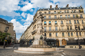 Fototapeta na wymiar Streets of Paris, France - Travel Europe - October