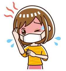 発熱　高熱　女性