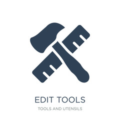 edit tools icon vector on white background, edit tools trendy filled icons from Tools and utensils collection, edit tools vector illustration